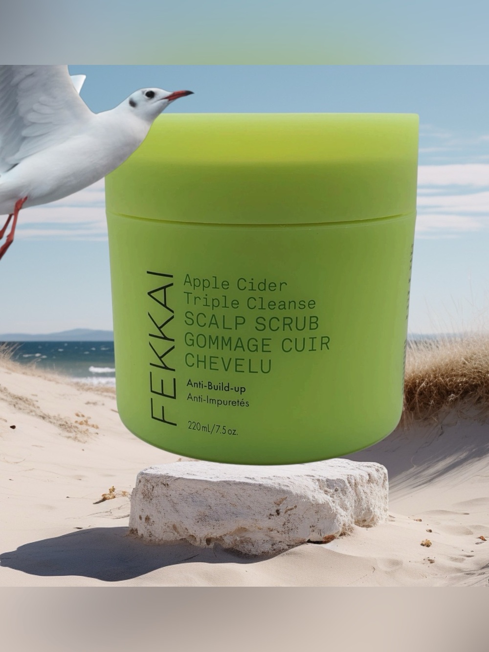 Fekkai Apple Cider Detox Scalp Scrub, Anti- Build Up 220 ml / 7.5 oz New. 

Ship